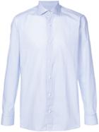 Z Zegna Classic Polka Dot Shirt - Blue
