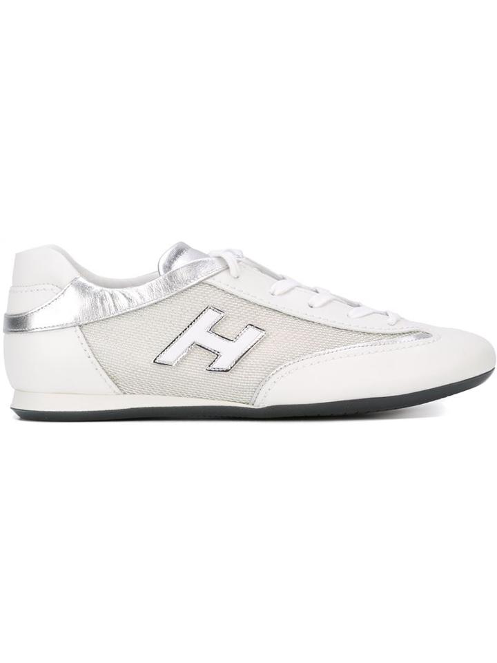 Hogan Olympia Sneakers, Women's, Size: 35, White, Leather/nylon/nylon