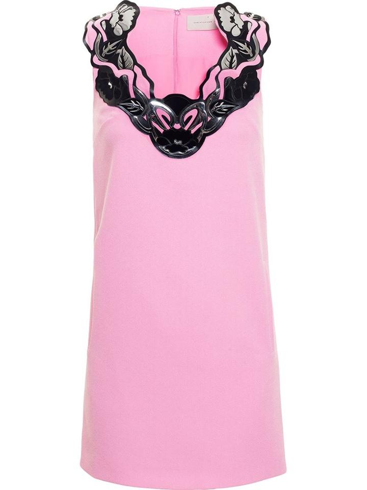 Christopher Kane Wool Crepe Mini Dress