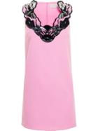 Christopher Kane Wool Crepe Mini Dress