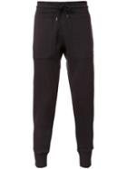 Love Moschino Patch Pockets Sweatpants, Men's, Size: Large, Brown, Cotton/polyester