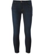 J Brand Cropped Skinny Jeans, Women's, Size: 25, Blue, Cotton/polyester/spandex/elastane/lyocell