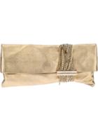 Jimmy Choo 'chandra' Clutch - Metallic