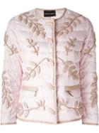Emporio Armani Embroidered Puffer Jacket