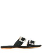 Anna Baiguera Aurora Sliders - Black