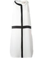 Cotélac - Contrast Shift Dress - Women - Cotton/polyester - 1, White, Cotton/polyester