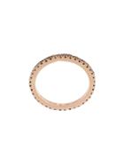 Wouters & Hendrix Gold Eternity Ring, Women's, Size: 54, Pink/purple, 18kt Rose Gold/diamond