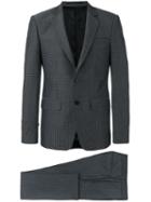 Givenchy Houndstooth Pattern Suit, Men's, Size: 50, Grey, Cotton/wool/cupro/cotton
