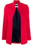 Zadig & Voltaire Volly Boxy Fit Blazer - Red