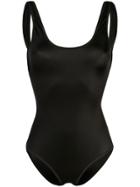 Natasha Zinko Back Print Swimsuit - Black