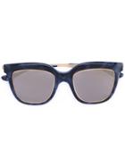 Italia Independent Square Tinted Sunglasses - Blue