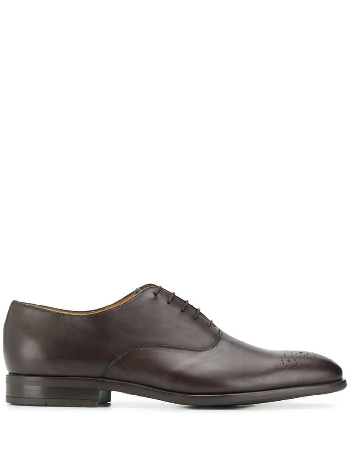 Ps Paul Smith Perforated Oxford Shoes - Brown