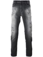 Diesel Slim-fit Jeans, Men's, Size: 34, Grey, Cotton/polyester/spandex/elastane