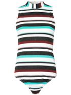 Tufi Duek Striped Bodysuit - Multicolour