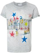 Converse Bar Code Star Print T-shirt - Grey