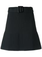 Egrey Knit A-line Skirt - Black