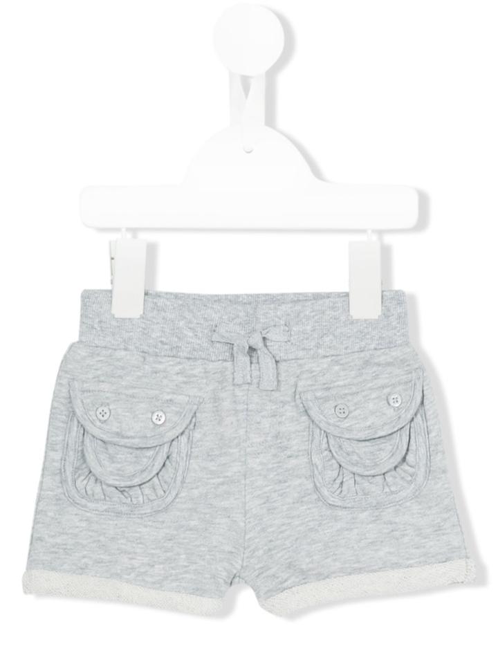 Stella Mccartney Kids - Pocket Shorts - Kids - Cotton - 24 Mth, Grey