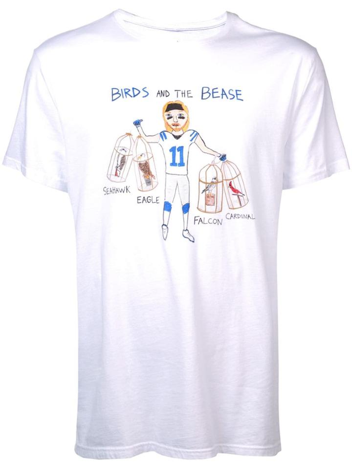 Unfortunate Portrait Birds And The Bease T-shirt - White