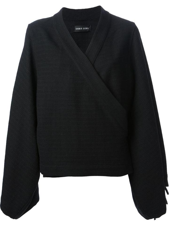 Damir Doma 'jates' Wrap Style Jacket