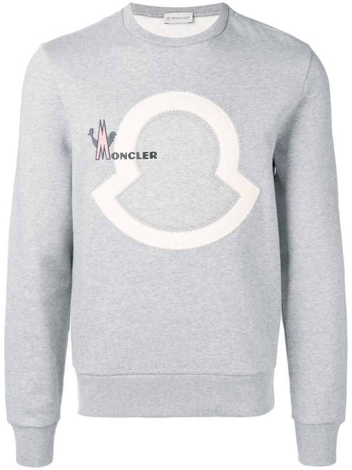 Moncler Logo Sweatshirt - Grey