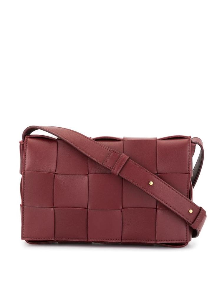 Bottega Veneta Cassette Crossbody Bag - Red