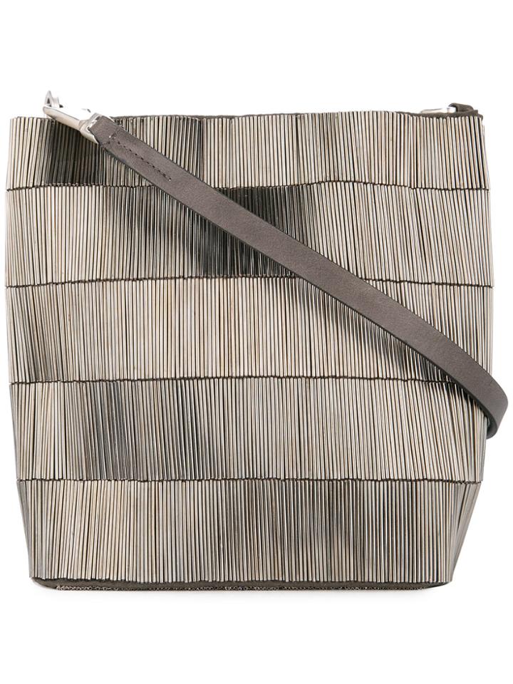 Rick Owens Woven Canvas Bag - Metallic