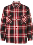 Monkey Time Long Sleeve Check Shirt - Red