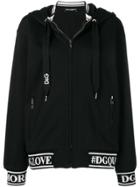 Dolce & Gabbana Logo Detail Hoodie - Black