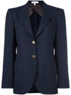 Boglioli Two Button Blazer, Women's, Size: 44, Blue, Polyester/spandex/elastane/cupro/virgin Wool