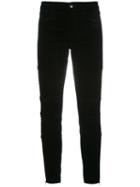 J Brand Velvet Super Skinny Trousers, Women's, Size: 24, Black, Cotton/spandex/elastane/modal/polyurethane