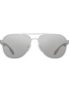Prada Aviator Frame Sunglasses - Metallic