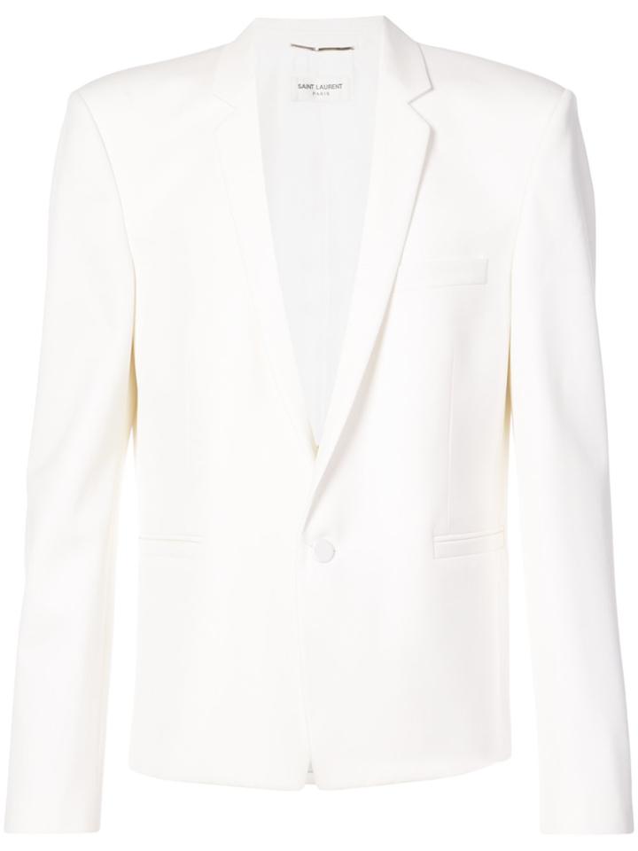Saint Laurent Short Dinner Jacket - White
