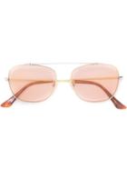 Retrosuperfuture 'primo Pink' Sunglasses, Adult Unisex, Grey, Metal (other)
