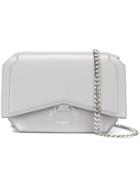 Givenchy Bow Cut Cross Body Bag, Women's, Grey, Calf Leather