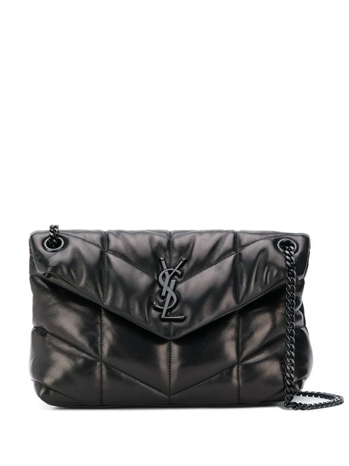 Saint Laurent Loulou Puff Shoulder Bag - Black