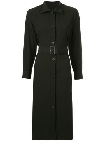 H Beauty & Youth Button Down Dress - Black