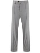 Brunello Cucinelli Straight-leg Tailored Trousers - Neutrals