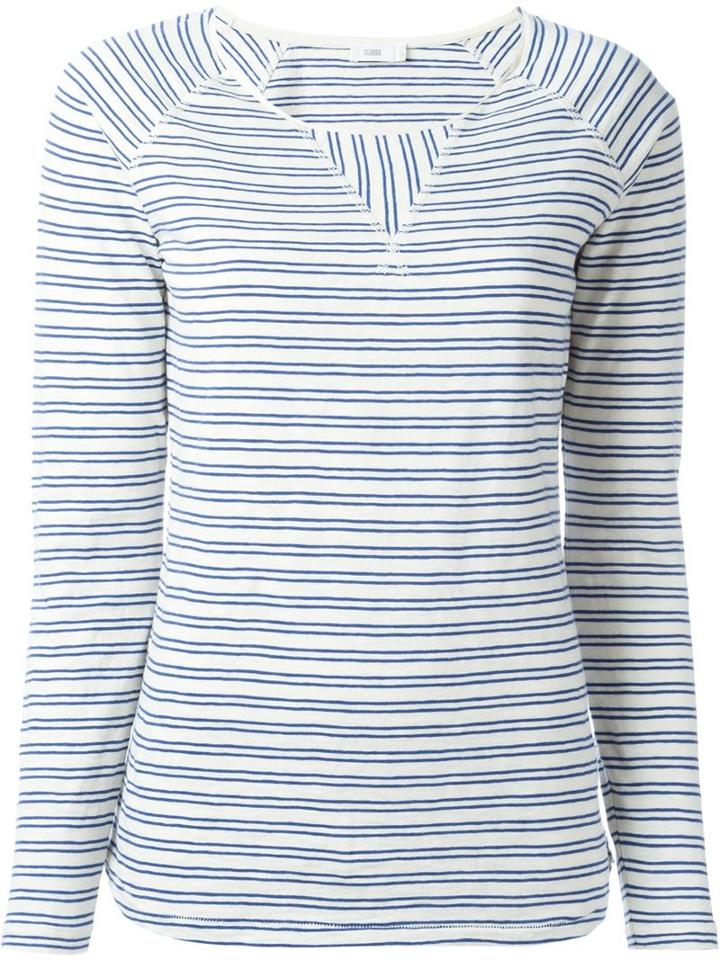 Closed Longsleeved Striped T-shirt