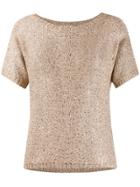 Snobby Sheep Sequin Detail Knitted Top - Neutrals