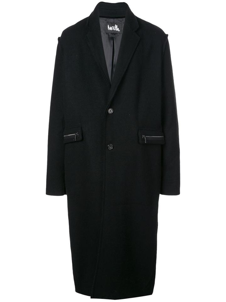 Haculla Dracula Single-breasted Coat - Black