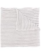 Ma'ry'ya Striped Scarf - White