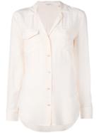 Equipment - Button-up Shirt - Women - Silk - M, Women's, Nude/neutrals, Silk