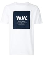 Wood Wood Logo Patch T-shirt - White