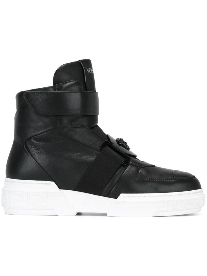 Versace Medusa Strap Hi-top Sneakers