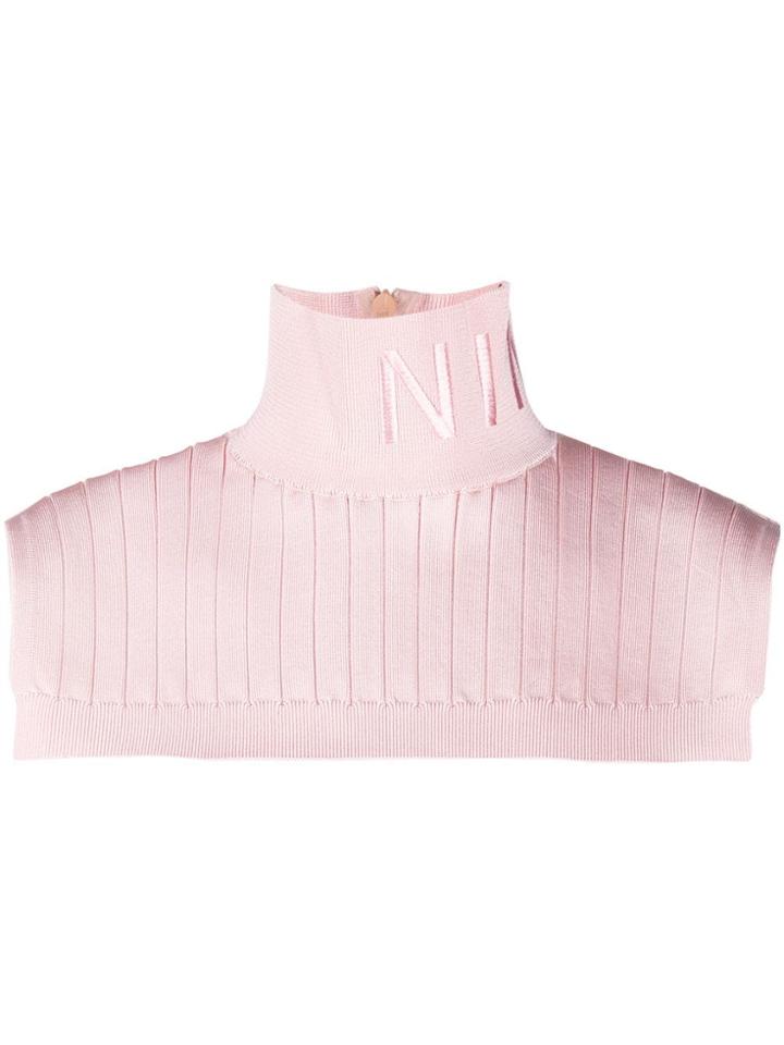 Nina Ricci Turtle Neck Top - Pink