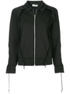 Comme Des Garçons Vintage Stitch Detailed Bomber Jacket - Black