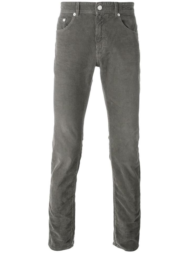 Pt05 Stretch Skinny Jeans, Men's, Size: 36, Green, Cotton/spandex/elastane
