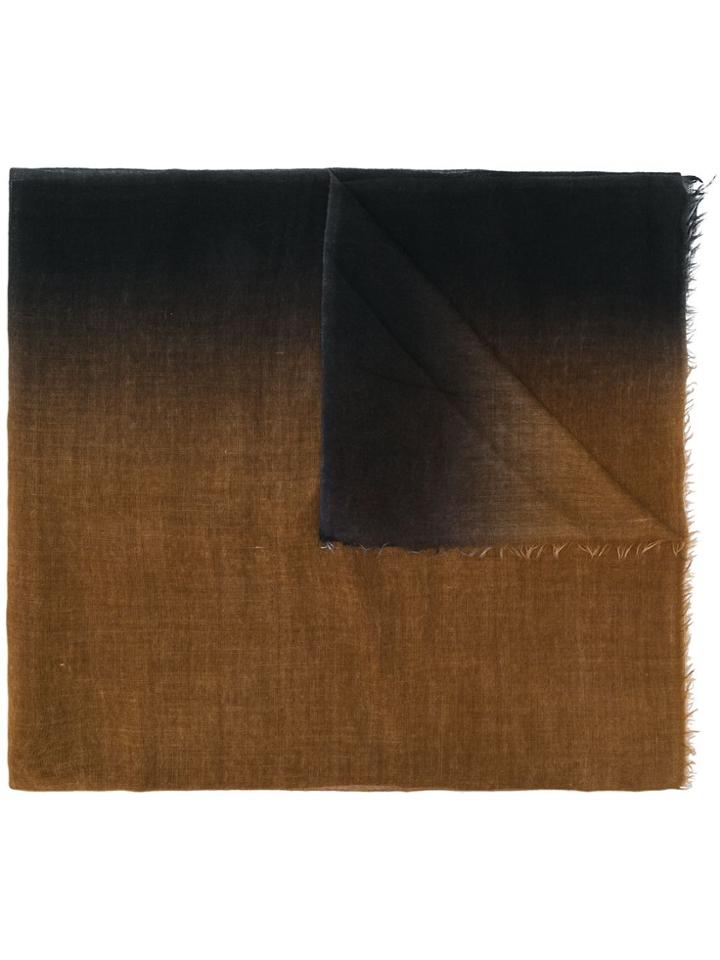 Avant Toi Ombré Scarf - Brown