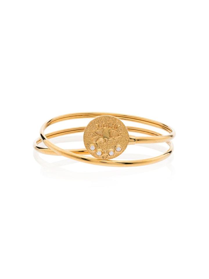 Hermina Athens Hermina Yg Spiral Coin Gem Cuf - Metallic
