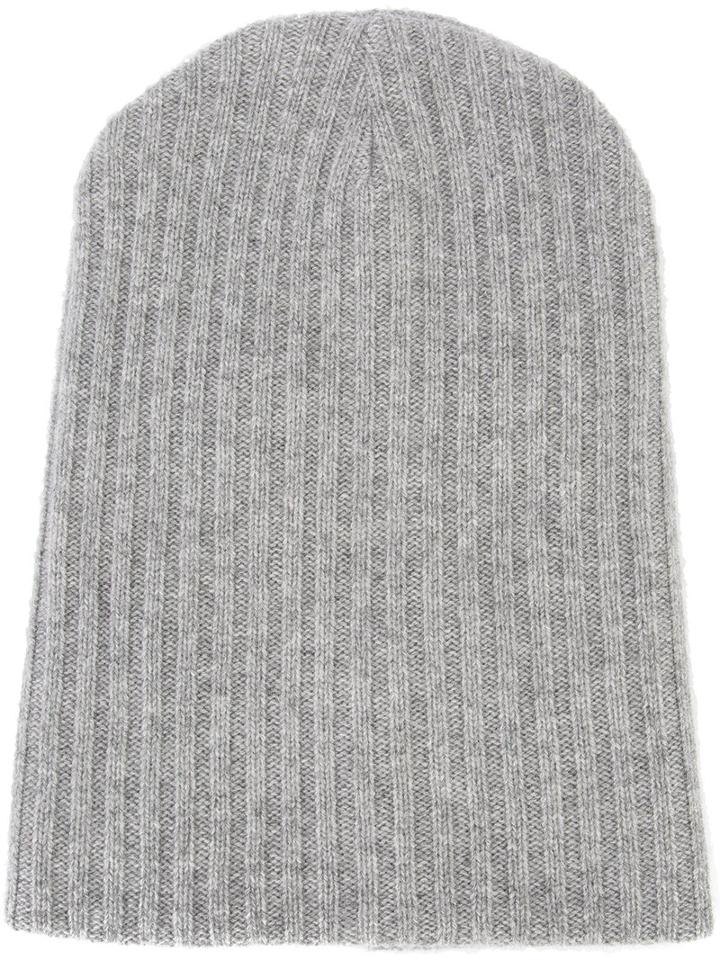 The Elder Statesman - Cashmere Summer Cap - Unisex - Cashmere - One Size, Grey, Cashmere